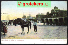 SCHEVENINGEN Strandgezicht Met Paard Badkoetsen 1907 Ed: Schaefer, Amsterdam  - Scheveningen