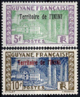 ININI Timbres-Poste N°26* & 27* Neufs Charnières TB Cote : 3€50 - Nuovi