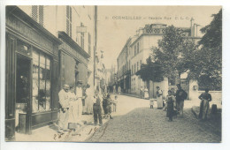 CPA 95 - CORMEILLES En PARISIS - Grande Rue - Belle Animation, Commerces Pâtisserie, Librairie - Cachet Convoyeur - Cormeilles En Parisis