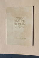 DDR 1986; 750 Jahre Berlin; Amtl. Ersttagsblatt 2/86; MiNr 3023-26, Block 84 Und Schwarzdruck Block 84 - Cartoline Maximum