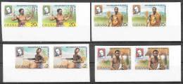 Ghana: Non Dentellatto, Imperforate, Non Dentelé, 100° Della Morte, 100th Of Death, 100ème De Décès - Poste