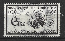 IRLANDE. N°73 Oblitéré De 1938. Père Mathew. - Used Stamps