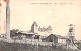 FRANCE - Epinac Les Mines - Puits Lestiboudois Et Chateau - Carte Postale Ancienne - Autres & Non Classés