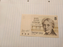 Israel-5 LIROT-HENRIETTA SOLD-(1973)-(BLACK-NUMBER)-(323)-(7309319904)-U.N.C-bank Note - Israele