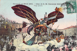 FRANCE - Nice - Carnaval - Char De S M Carnaval 1909  - Carte Postale Ancienne - Karneval