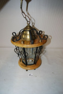 E1 Ancien Luminaire 1970 1980 Vintage Art Deco - Lantaarns & Kroonluchters