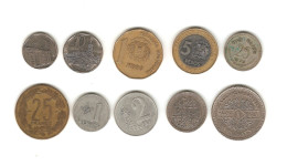 452/ Lot  : 10 Monnaies : Cuba - Rép. Dominicaine - Inde - Cameroun - Lituanie - Syrie - Collezioni E Lotti