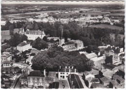 SAINTE HERMINE (85) Vue Générale Sur L'église Et Le Chateau - Sainte Hermine