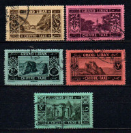 Grand Liban - 1925 - Tb Taxe 11 à 15  - Oblit - Used - Timbres-taxe