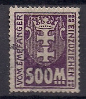 DANTZIG   TAXE  N°  19    OBLITERE - Postage Due