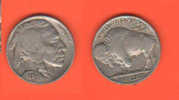 America Five Cents 1936 Indian Head Nickel USA Buffalo 5 Cents - 1913-1938: Buffalo