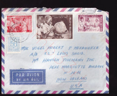 Belgique - Briefomslag Van Temse Naar New Orleans (USA) - PAR AVION - 22 November 1961 - Cartas & Documentos
