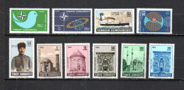 Turquía   1969  .-  Y&T   Nº   1888/1889-1894/1895-1896-1897/1901   ** - Unused Stamps