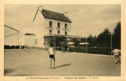 La Foret Fouesnant , L'hotel Des Sables , Le Tennis    ( Scan Recto Et Verso ) - La Forêt-Fouesnant