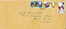 Great Britain FDC 1-6-1966 Complete Set World Soccer - Football Championship - 1966 – Inghilterra