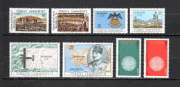 Turquía   1970  .-  Y&T   Nº   1946/1947-1948/1951-1952/1953   ** - Unused Stamps