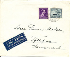 Belgium Cover Sent To Denmark Bruxelles 1946 ?? - Covers & Documents