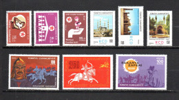 Turquía   1971  .-  Y&T   Nº   1998/2000-2001/2003-2004/2005-2006   ** - Unused Stamps