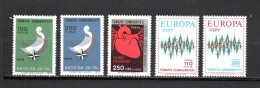 Turquía   1972  .-  Y&T   Nº   2021/2022-2023-2024/2025   ** - Unused Stamps