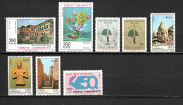 Turquía   1973  .-  Y&T   Nº   2052/2053-2054/2055-2056/2058-2059   ** - Unused Stamps