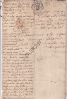 Manuscript Notarisakte 1777 Antwerpen/Boom/Wilrijk/Beerschot  (V2833) - Manuskripte