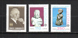 Turquía   1973-74  .-  Y&T   Nº   2088-2089/2090   **    ( A ) - Unused Stamps