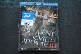 Resident Evil Afterlife 3D Steelbook BLU RAY 3D NEUF SOUS BLISTER Sealed + Lunettes 3D Milla Jovovich - Horreur