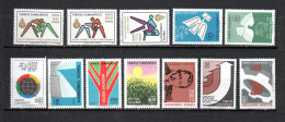 Turquía   1974  .-  Y&T   Nº   2101/2103-2104/2106-2107/2109-2110-2111/2112   ** - Unused Stamps
