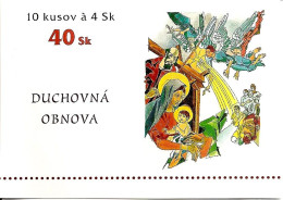 SLOVAKIA, 1997, Booklet 21, Christmas - Unused Stamps