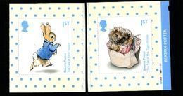 GREAT BRITAIN - 2016  BEATRIX POTTER  S/A  SET  EX BOOKLET  MINT NH - Unused Stamps