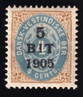 Antillas Danesas, 1905 Y&T. 24, MH - Deens West-Indië