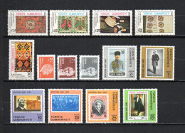 Turquía   1981  .-  Y&T   Nº   2324/2328-2329/2331-2332/2337   ** - Unused Stamps