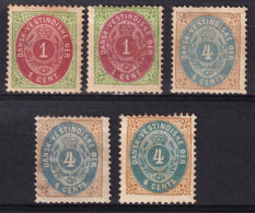 Antillas Danesas, 1873-79  Y&T. 5, 7, MH, (*), - Denmark (West Indies)