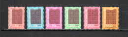 Turquía   1973  .-  Y&T   Nº   130/135   Servicio   ** - Official Stamps