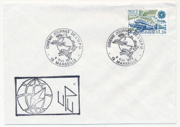 FRANCE - Env. Affr 1,20 Avation Postale - Obl Temporaire "Dixième Journée De L'U.P.U MARSEILLE" 9 Oct. 1979 - Commemorative Postmarks