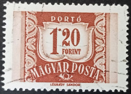 Hongrie Taxe 1958-69 - YT N°232 - Oblitéré - Portomarken