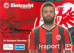 AK Giorgos Tzavelas SG Eintracht Frankfurt 10-11 Georgios AS Monaco PAOK Thessaloniki Saloniki Griechenland Greece Main - Handtekening