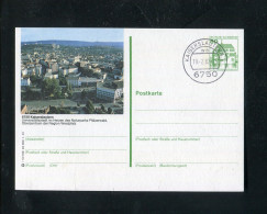 "BUNDESREPUBLIK DEUTSCHLAND" Bildpostkarte Mit Bildgleichem Stempel Ex "KAISERSLAUTERN" (3799) - Cartoline Illustrate - Usati