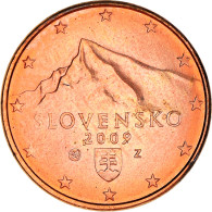 Slovaquie, Euro Cent, 2009, Kremnica, SPL+, Copper Plated Steel, KM:95 - Slowakije
