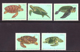 Suriname Republiek - Surinam Republic 970 T/m 977 MNH ** Turtles Animals Nature (1982) 2 Scans - Suriname