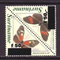 Suriname Republiek - Surinam Republic 1572 & 1573 MNH ** Butterflys Animals Nature (1996) - Suriname