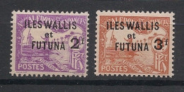 WALLIS ET FUTUNA - 1927 - Taxe TT N°YT. 9 à 10 - Série Complète - Neuf * / MH VF - Segnatasse