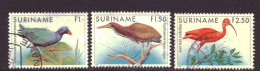 Suriname Republiek - Surinam Republic 1146 T/m 1148 Used Birds Animals Nature (1985) - Suriname