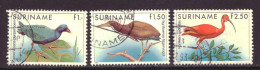 Suriname Republiek - Surinam Republic 1146 T/m 1148 Used Birds Animals Nature (1985) - Suriname