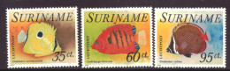 Suriname Republiek - Surinam Republic 727 T/m 729 MNH ** Fish Animals Nature (1976) - Suriname