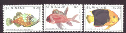 Suriname Republiek - Surinam Republic 874 T/m 876 MNH ** Fish Animals Nature (1979) - Suriname