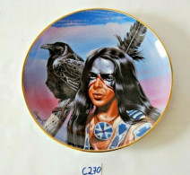 C270 Franklin Mint Assiette Collector Spirit Of The Black Crow Par Gary Ampel - Art Nouveau / Art Deco