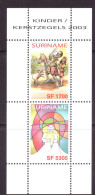 Suriname Republiek - Surinam Republic Block 92 MNH ** Christmas / Child Welfare (2003) - Suriname