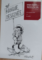 Carte Postale FRANQUIN André Vente Banque Dessinée Millon Bruxelles 2019 (Gaston Lagaffe - Tarjetas Postales