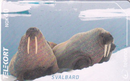 SVALBARD ISL.(chip) - Walrus(234), Tirage 11500, 02/02, Mint - Svalbard